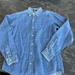 Vintage Polo Ralph Lauren Denim Button Up Shirt